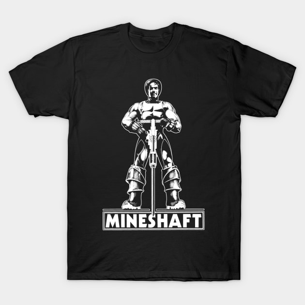 Mineshaft Vintage Retro Gay LGBT NYC New York 80s Leather T-Shirt by WearingPride